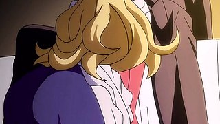 Blonde maid serves creamy morning ride in vintage uniform