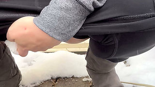 Snowy Outside Piss