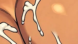 3D Cum on Breasts Art