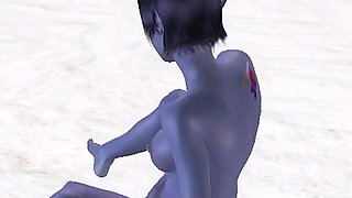 (3d Cartoon Sex Video) - Naughty Elf Girl Masturbates Near River