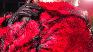 Hot Fur Coat Collection - Part 2. Fetish MILF Arya Grander