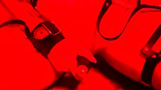 Blonde Babe's BDSM Solo Squirt Show