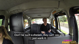 Female Fake Taxi - Student and Driver Caught Fucking