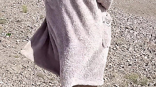 Public Pissing Compilation in Nature! a Road Trip! POV!