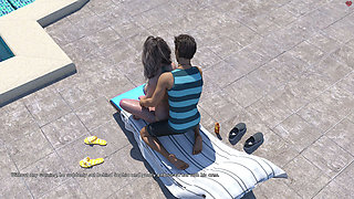 Awam Slutty MILF - Pd18 - Sophia Masturbates While Sunbathing, Secretly Hoping Sam Saw How Horny She Was