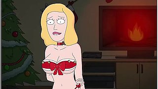 Car Toon And Rick Morty - Rick And Morty - A Way Back Home - Sex Scene Only - Part 62 Beth In Sexy Xmas Costume By Loveskysanx