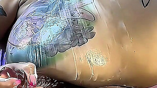 Anal Masturbation Tearing My Tight Ass with a Giant Monster Dildo. Anal Orgasms with Divers