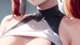 Teen Anime Hentai Girl with Moaning Ai Generated Hentai