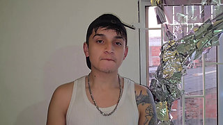 Megan's Debut with Pipe in Her First Porn Video