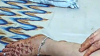 Foot Job by Bhabhi and Chudai by Devar