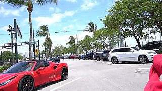 Ebony Babe Harley Dean Fucks Guy with Ferrari