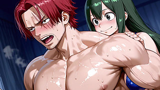Shanks (op) X Tsuyu (mha)