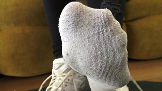 Smell My Stinky Socks, Directly From the Sneakerx, You Foot Sniffer!
