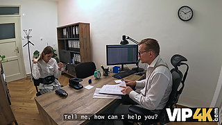 VIP4K. Young student Funky Town takes out a loan for the first time.