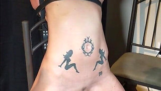 Nude Blindfolded Sybian Ride