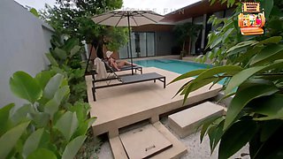 Petite Redhead Gets Fucked Hard by Pool Cleaner