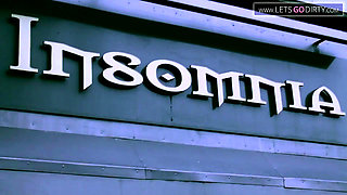 Hot girl gets bound by lover on the streets