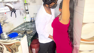 Blindfolded Hot Indian Wife Kitchen Sex with Husband Hardcore Blindfold Fucking Hindi Video