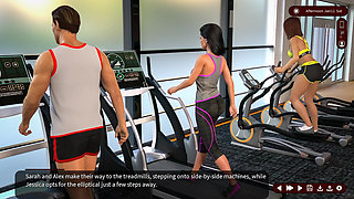Whispers of Desire: Sexy Wives in the Gym - Episode 12