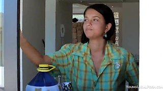Busty College Girl - Masturbation