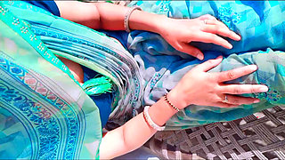 Cute Saree Bhabhi (outdor Sex) Gets Naughty with Her Devar for Rough and Hard Sex During Massage on Her Back. Beautiful Bhabhi