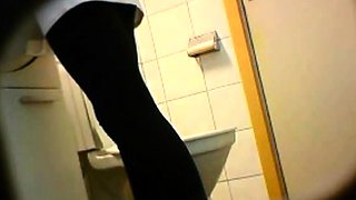 Brunette amateur teen toilet pussy ass hidden spy voyeur 1
