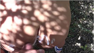 Public Beach Cumshot: Nasty Milf Makes Me Cum On Her Ass