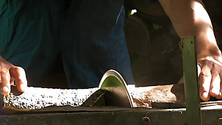 Sex with a circular saw