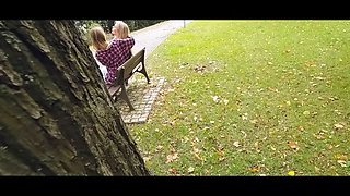 Vip4k. hot and frisky blonde Zlata Shine is cheating on her girlfriend with a big chief