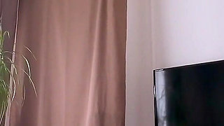 Secretary Comes to Boss Hotel Room on a Business Trip to Suck His Cock