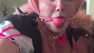 Amateur blondie solo anal masturbation