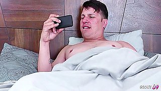 Skinny Stepdaughter With Mini Tits Seduce Stepmoms New Friend To Old Young Defloration Sex