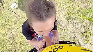 Sex On The Beach With A Stepmom With Big Tits