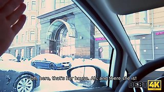 Debt4k - new boobies? blow my sausage in a car!