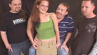 Tiny Tit College Bitch Spring Break Bukkake Swallow Facials!