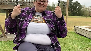 Enjoying a Little Swing in the Cold Weather
