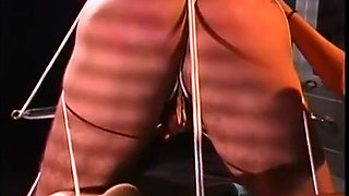 Asian Mistress ties up her slave