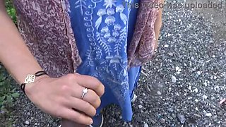 A Turkish Muslim's cuckold wife gets wild in public with an American soldier