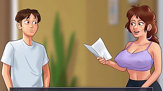 Milf neighbor gets railed by me in summertime saga - possible baby on the way