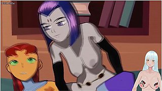 Hentai Anime In Starfire And Raven Were Thoroughly Fucked