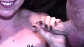 Cum Slut Sasha Rose in Amateur Sex Party Gangbang with Older Swingers