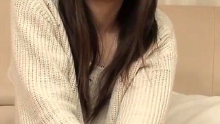 Japanese teen toyed and fucked to creampie