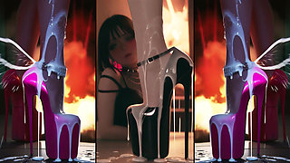 Ultra High Heels full of cum