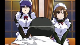 Hentai bondage and bdsm fuck maid from master