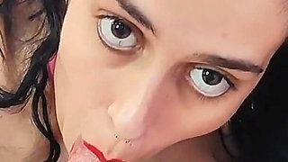 Nerd Girl Doll Get Used Threesome Fuck BJ Facial Cum