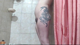 Bathing in a Cold Day