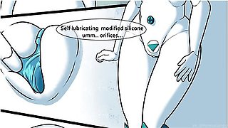Robot Girl Upgrades Her Pussy To Have Sex - Teenage Robot Hentai - Car Toon