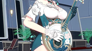 Honkai Star Rail - Ruan Mei X Caelus Passionate Sex - 3D Hentai Animation