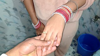 Hot Indian bride's first night