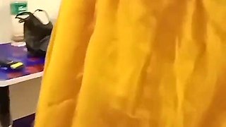 Exotic Cuckold Wife Teases Lover in Pink Bra Saree Navel Show in Hotel Bliss by Hotwifeplayx!